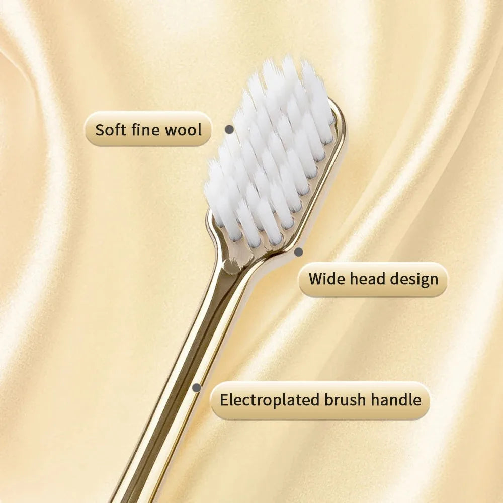 Luxury Soft Toothbrush with Ergonomic Handle