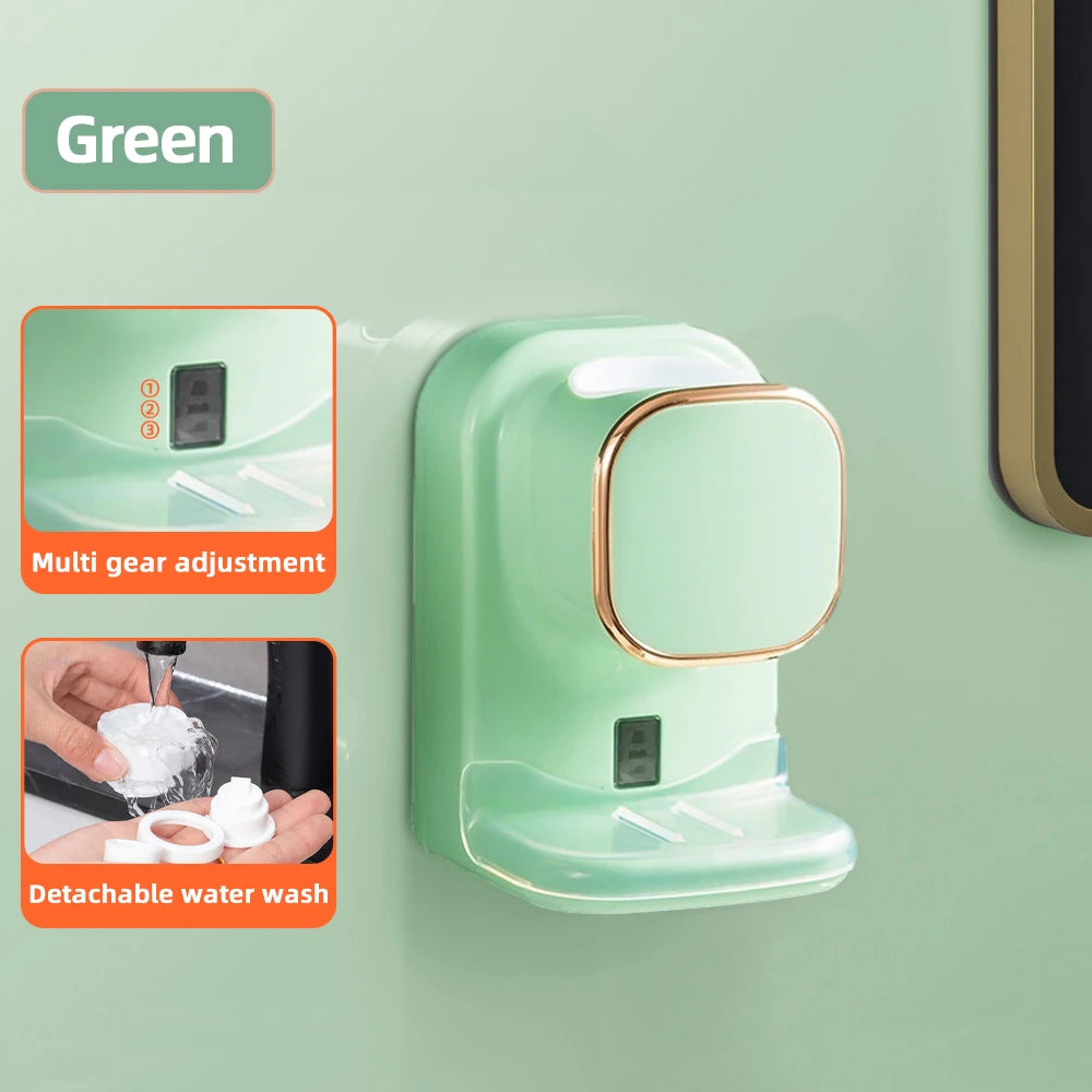 USB-powered automatic toothpaste dispenser with three squeeze modes