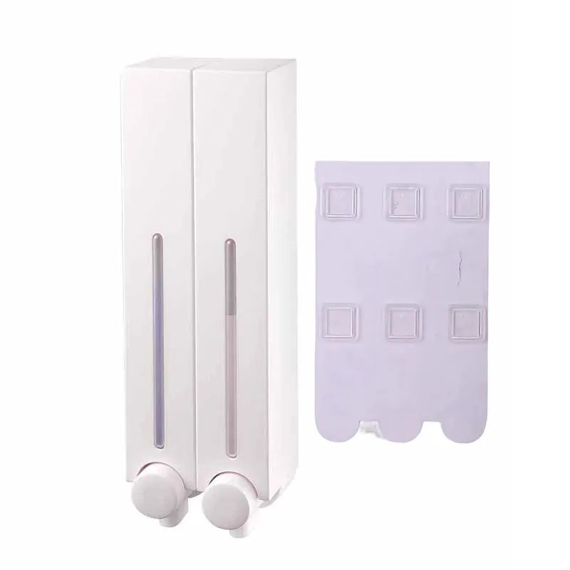 Wall Mounted Shampoo and Conditioner Dispenser in Bathroom