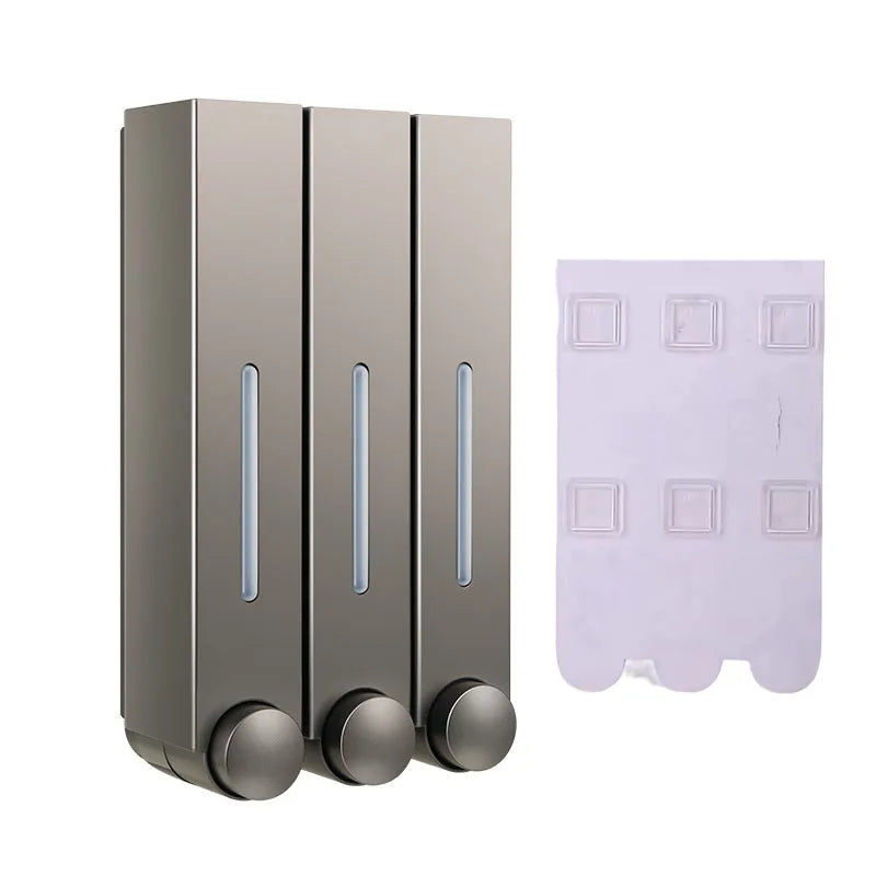 Wall Mounted Shampoo and Conditioner Dispenser in Bathroom