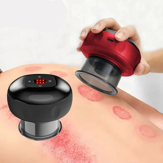 Electric cupping therapy device for pain relief and relaxation