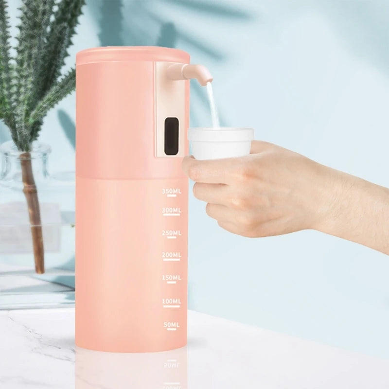 Touchless Automatic Mouthwash Dispenser for bathroom use : Pink