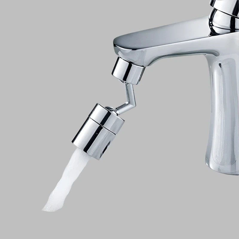 720° Bathroom Faucet Attachment - Rotating Head for Versatile Use