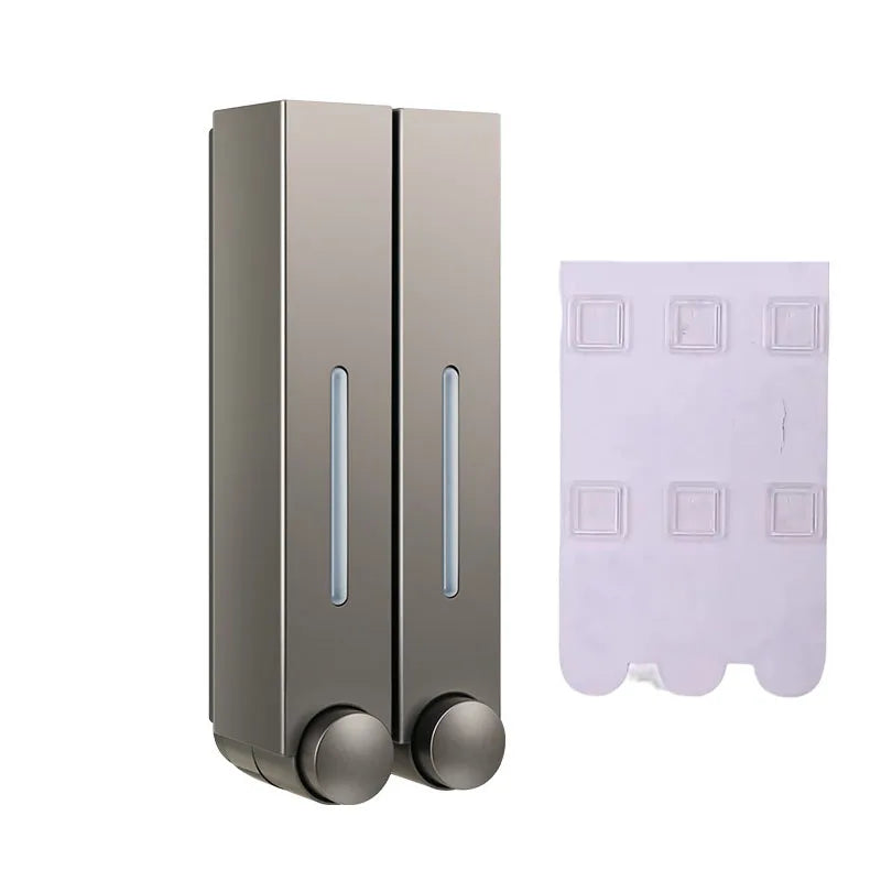 Wall Mounted Shampoo and Conditioner Dispenser in Bathroom