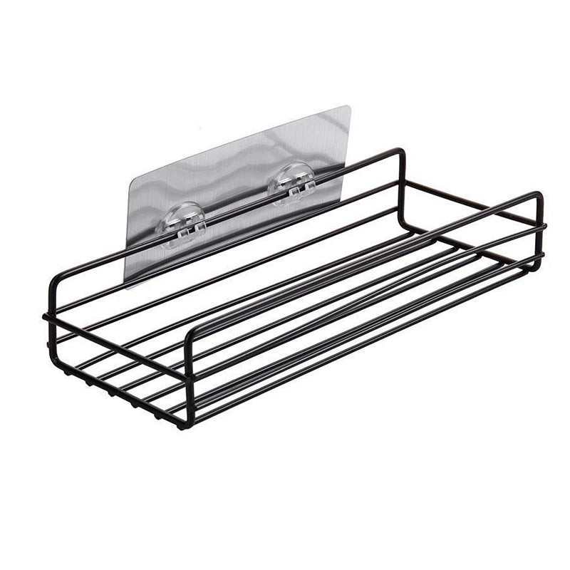 Aluminium alloy bathroom organizer with multi-tiered shelves