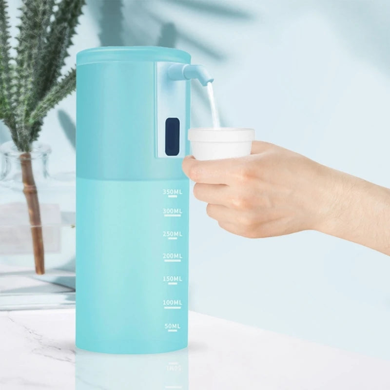 Touchless Automatic Mouthwash Dispenser for bathroom use : Sky blue