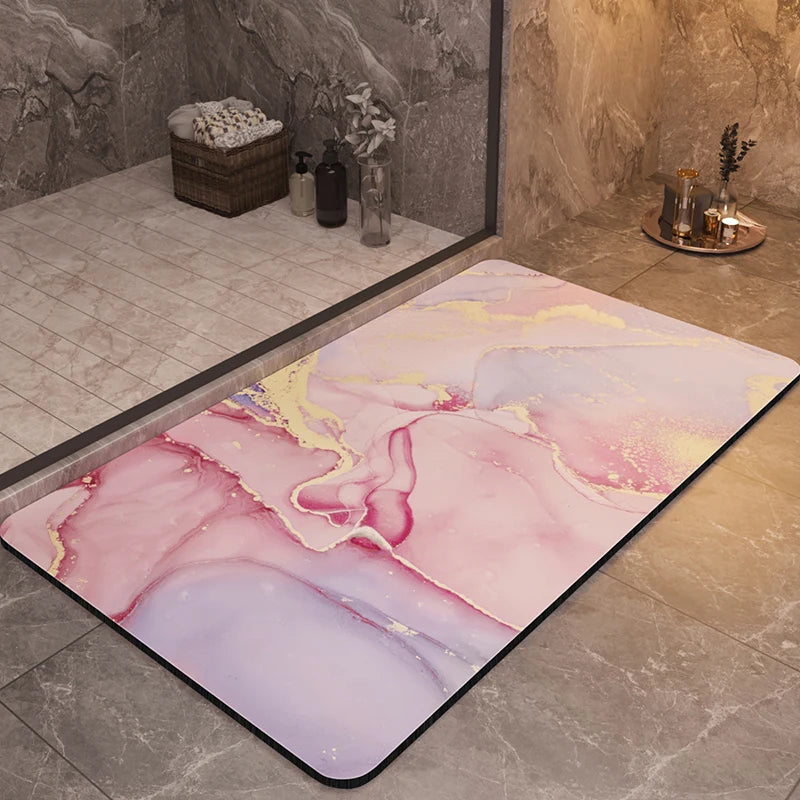 Luxury bathroom mat in a stylish, soft design